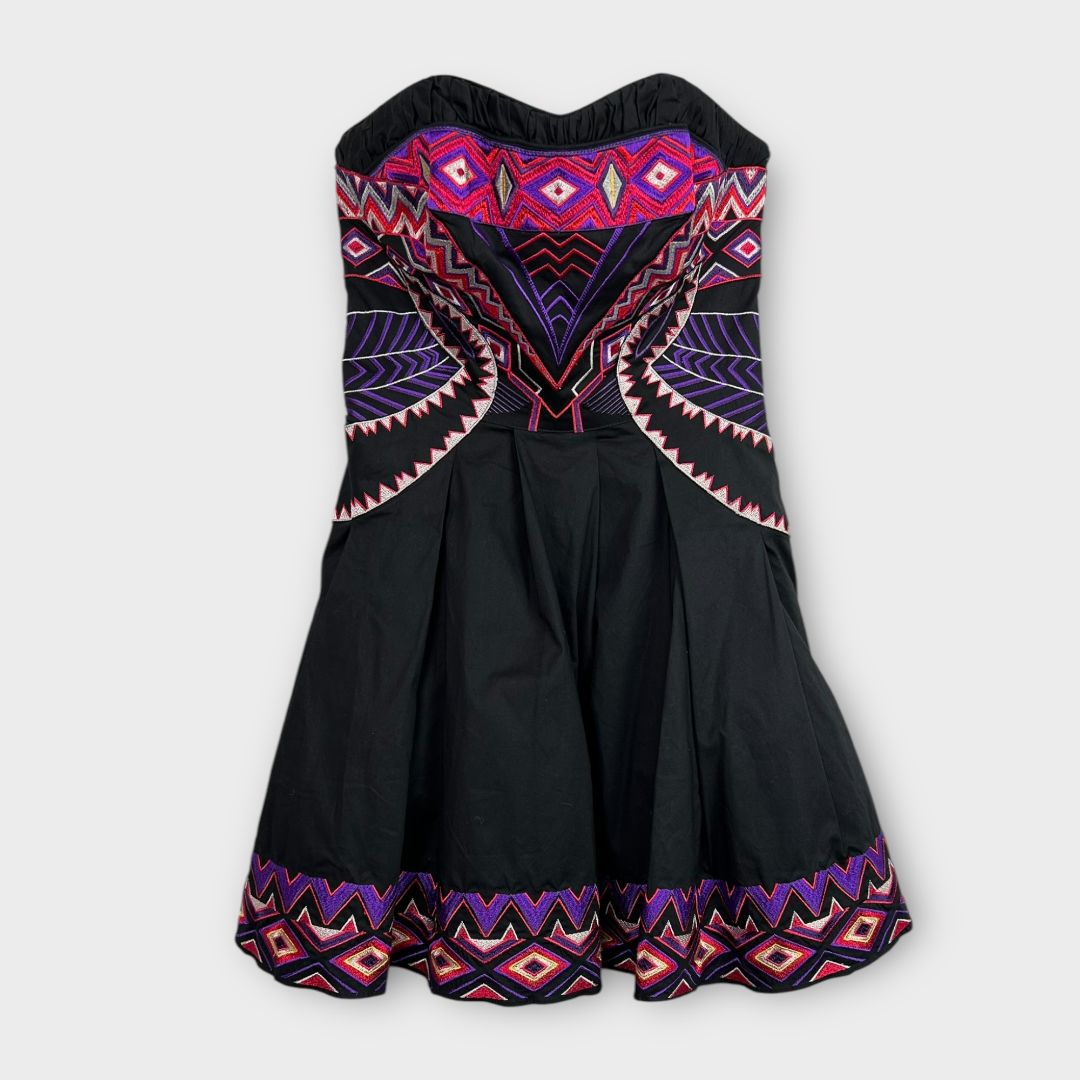 Karen Millen Tribal Print Tutu Mini Dress - 6