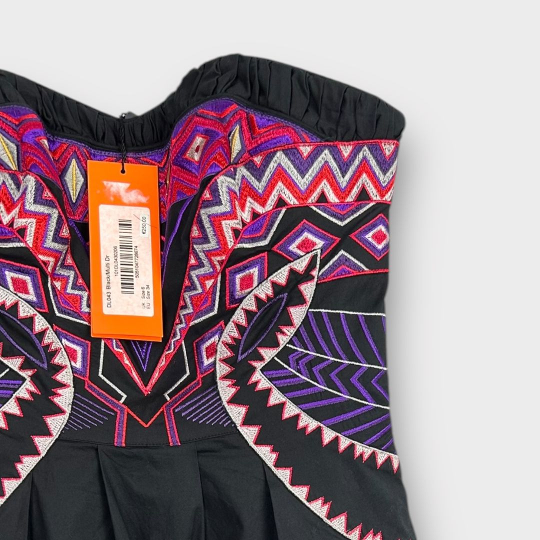 Karen Millen Tribal Print Tutu Mini Dress - 6