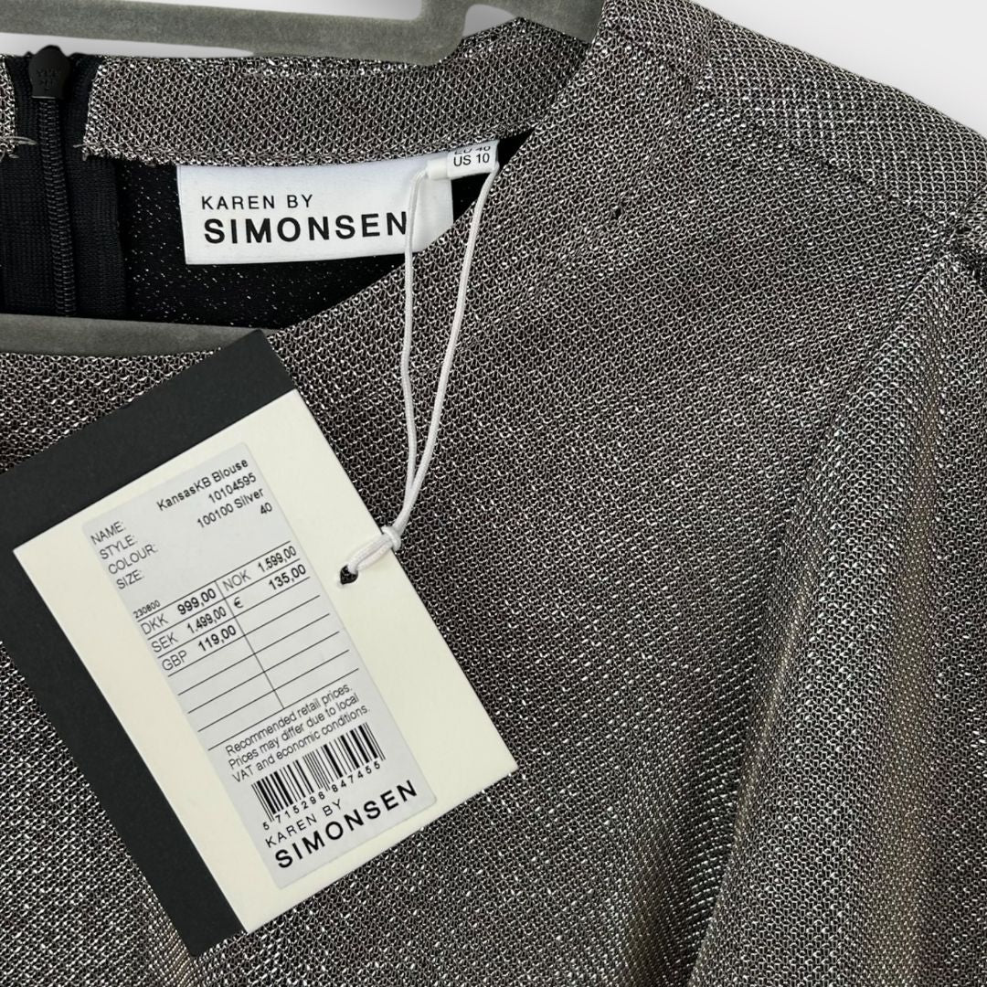 Karen by Simonsen KansasKB Metallic Blouse - 12