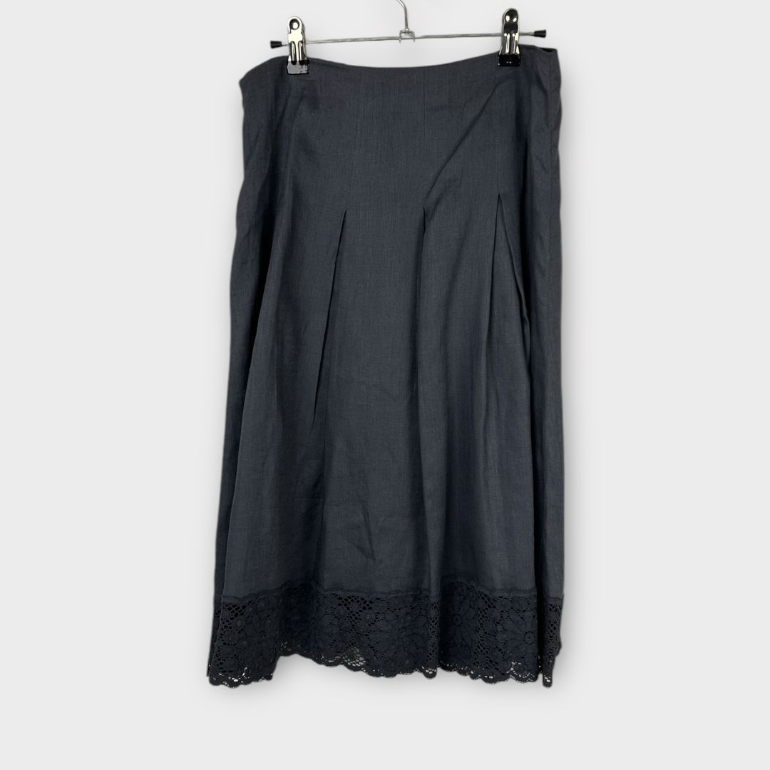 LK Bennett Linen Skirt - 8