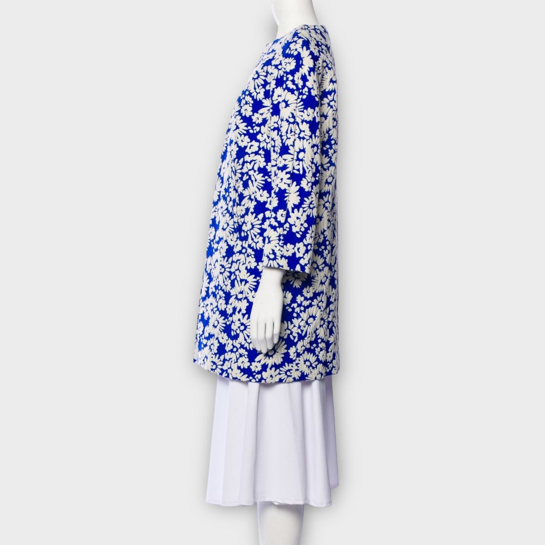 LK Bennett Lyda Floral Jacquard Coat - S