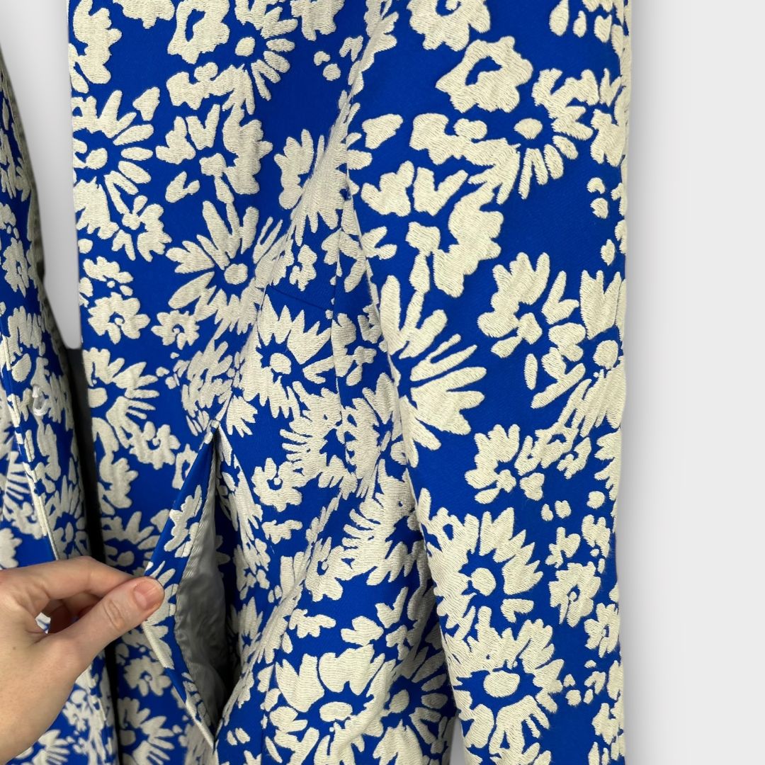 LK Bennett Lyda Floral Jacquard Coat - S
