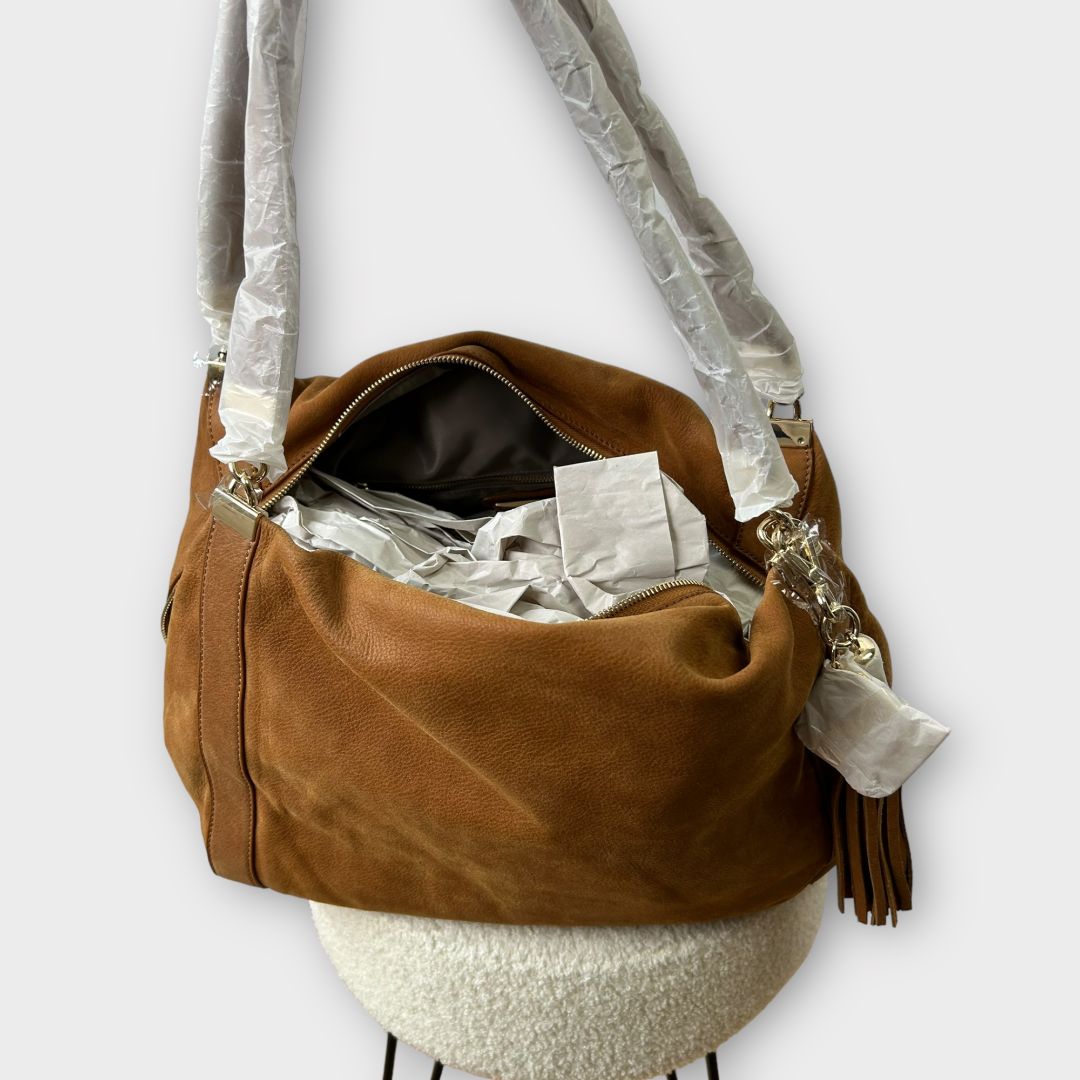 LK Bennett Suede Leather Bag - One Size