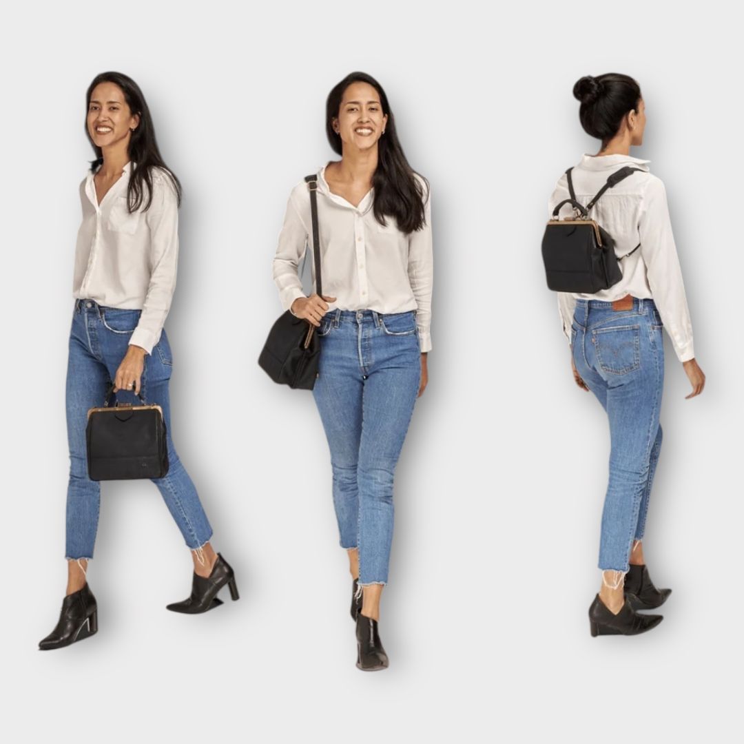 Laflore Paris Compact Convertible Cork Bag
