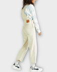 Levis Ribcage Wide-Leg Cropped Corduroy Overalls - 8 (27)