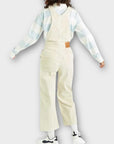 Levis Ribcage Wide-Leg Cropped Corduroy Overalls - 8 (27)
