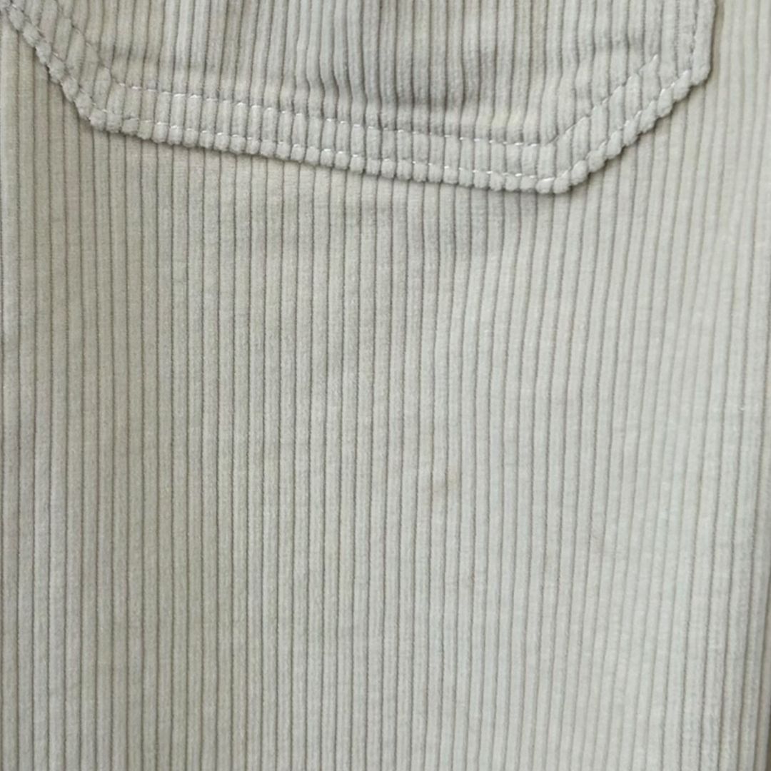 Levis Ribcage Wide-Leg Cropped Corduroy Overalls - 8 (27)