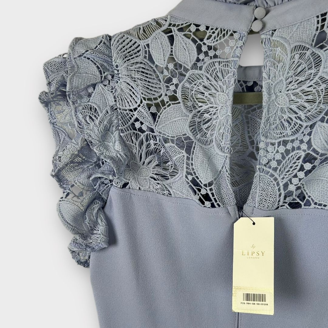 Lipsy Floral Lace Dress - 12