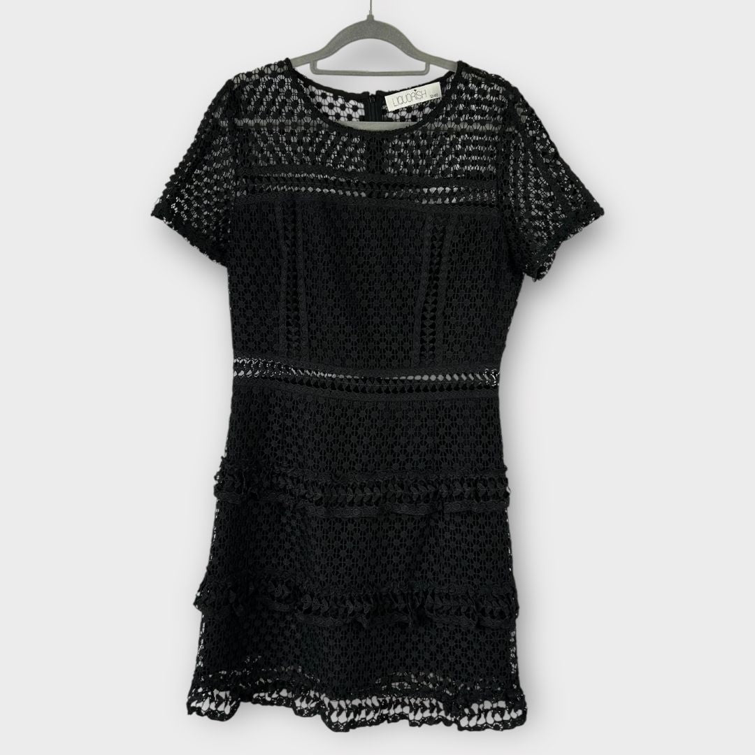 Liquorish Layered Lace Dress - 12