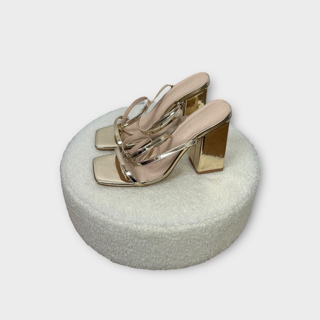 London Rebel Block Heel Sandals - 6/39