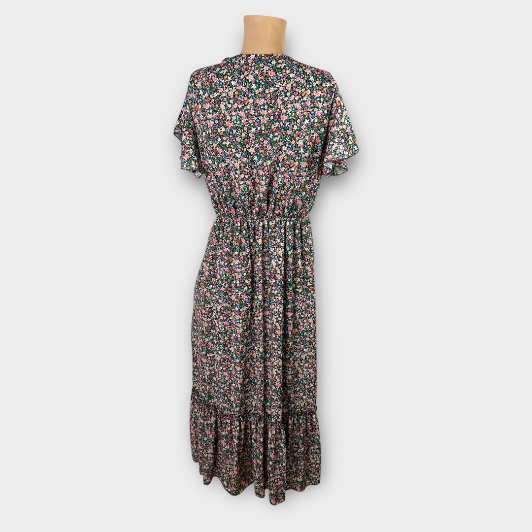 Luna Floral Midi Dress - S/M