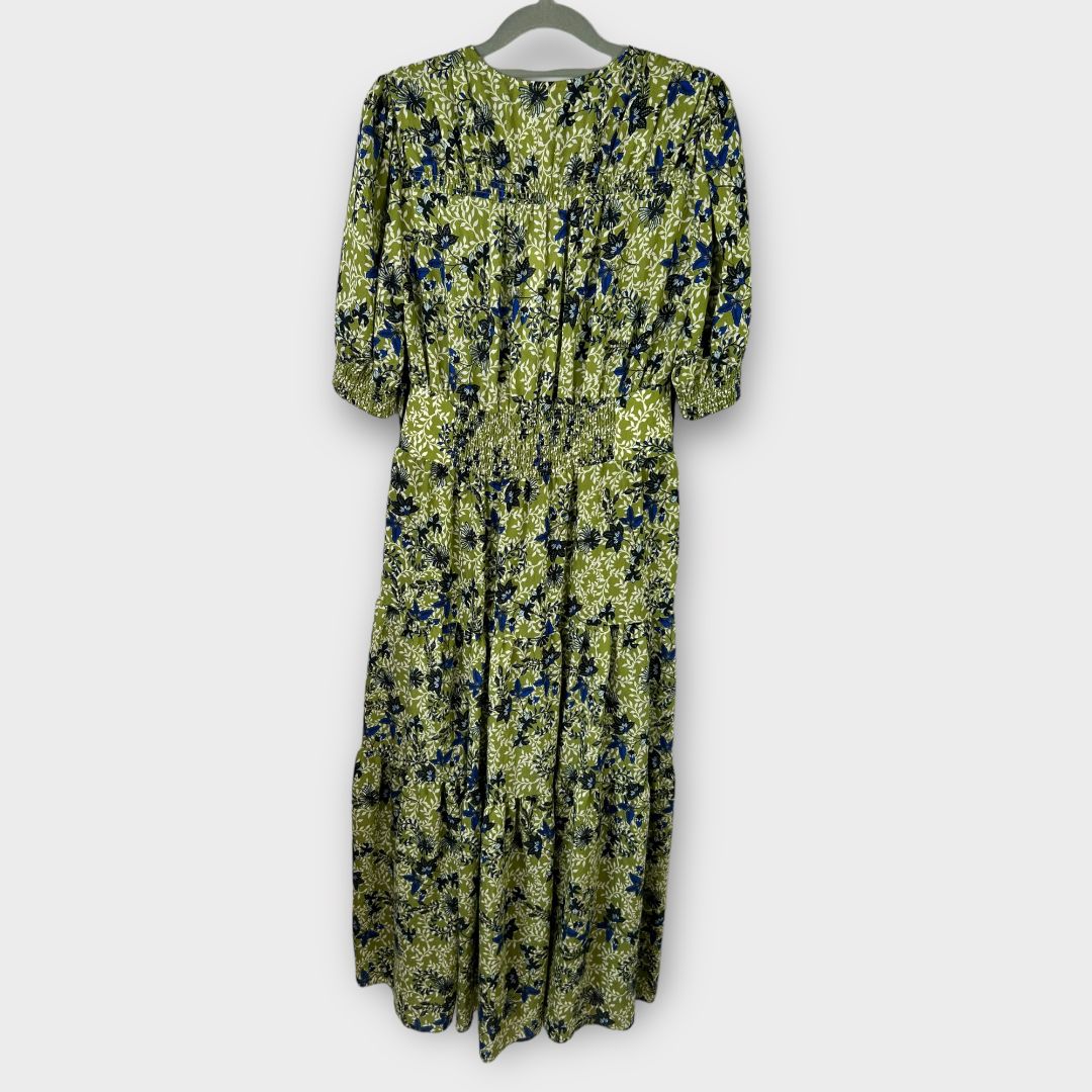 ME + EM Meadow Floral Print Midi Tea Dress - 8/10