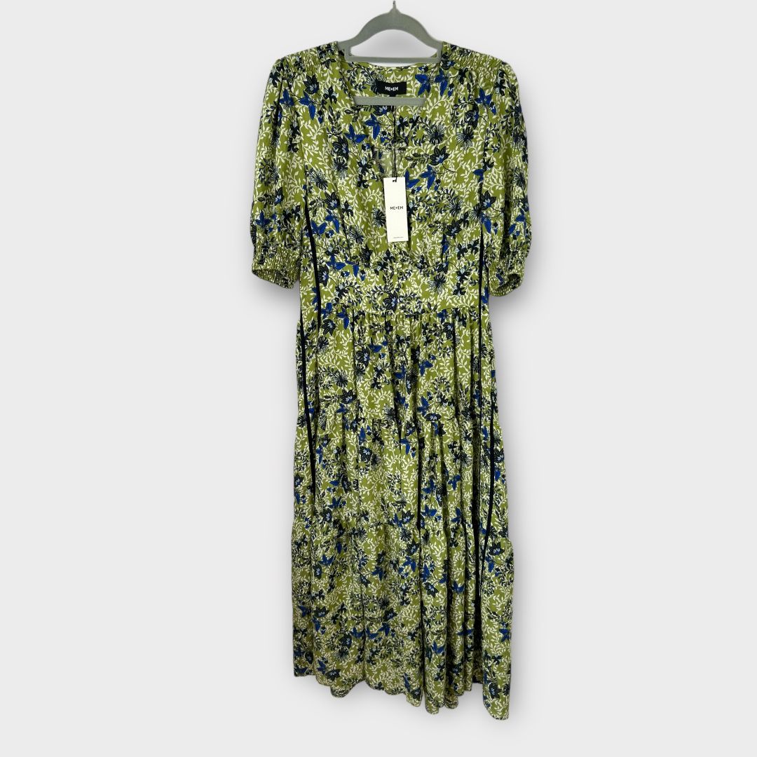 ME + EM Meadow Floral Print Midi Tea Dress - 8/10