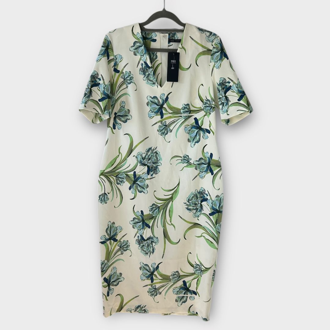M&amp;S Floral Dress - 14