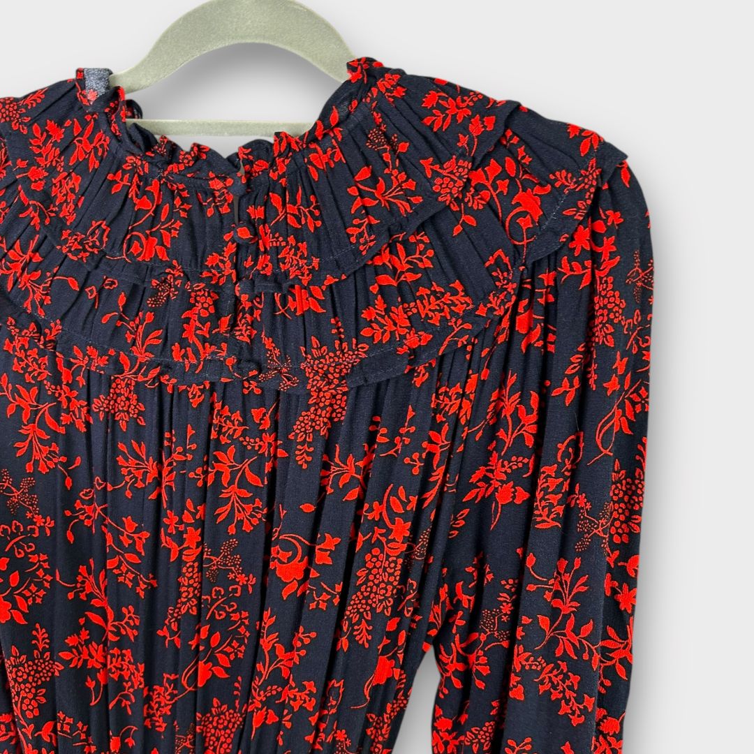 M&amp;S Floral Midi Dress - 6