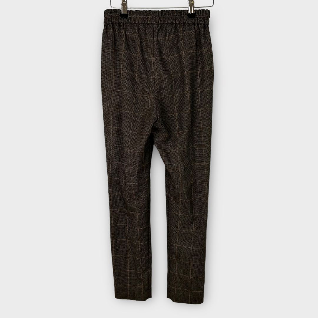 Maison Kitsuné Wool Blend Plaid Trousers - XS