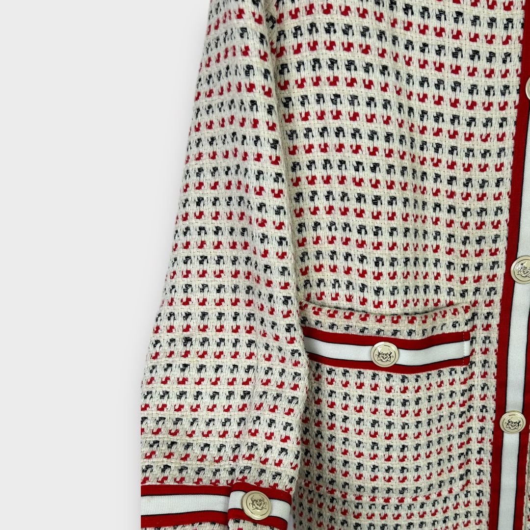 Maje Gerona Tweed Button Coat - 8