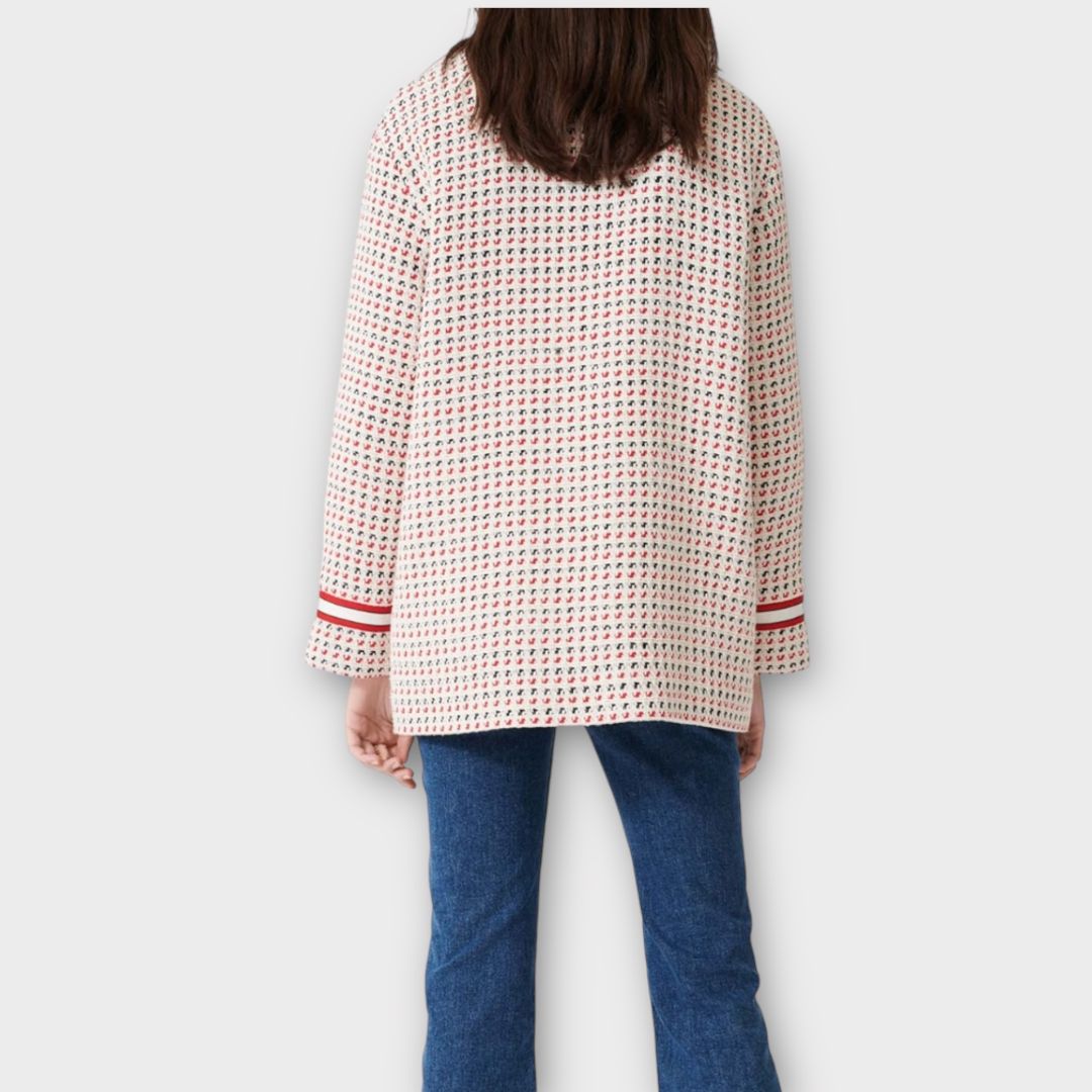 Maje Gerona Tweed Button Coat - 8