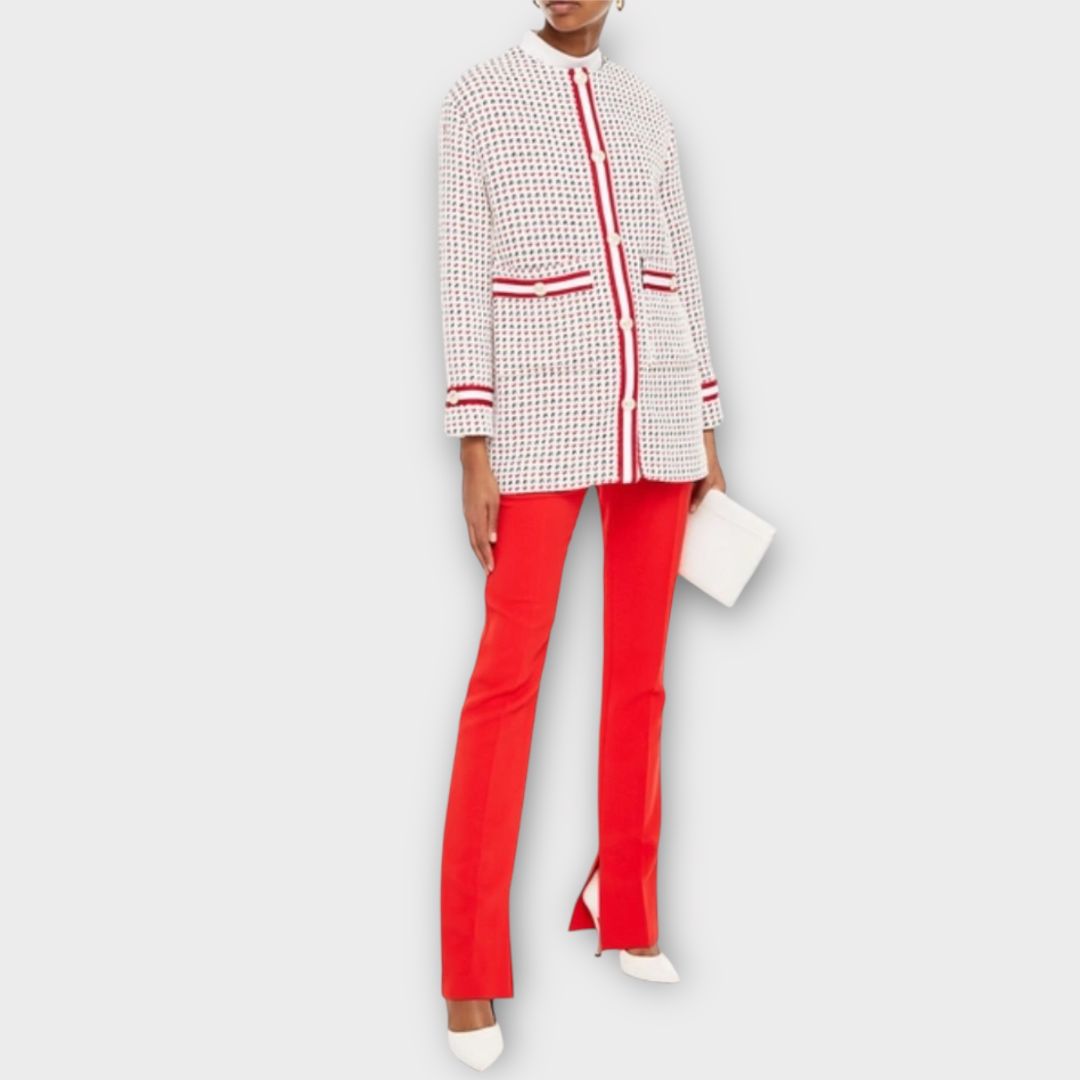 Maje Gerona Tweed Button Coat - 8