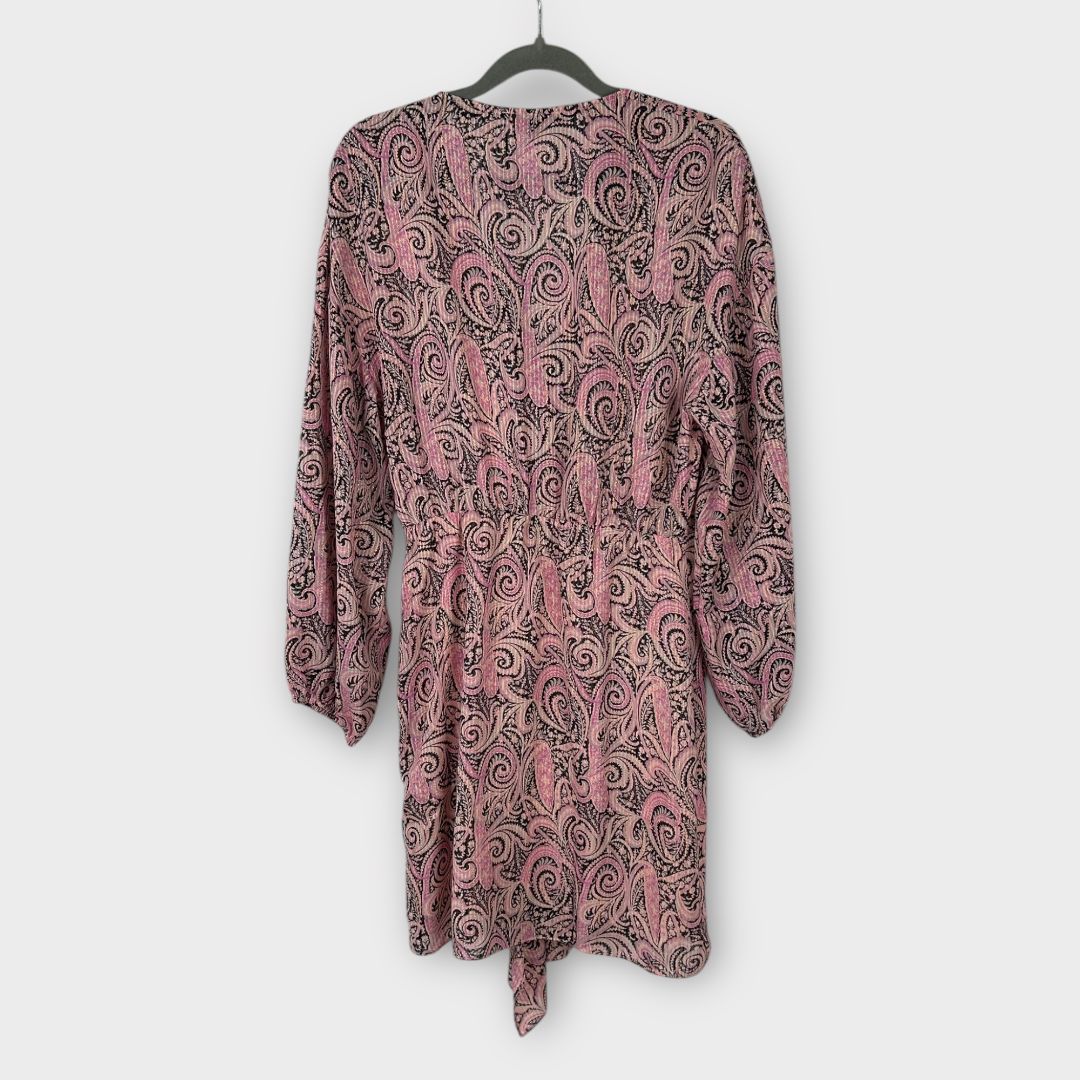 Maje Paisley Print Asymmetrical Dress - 10
