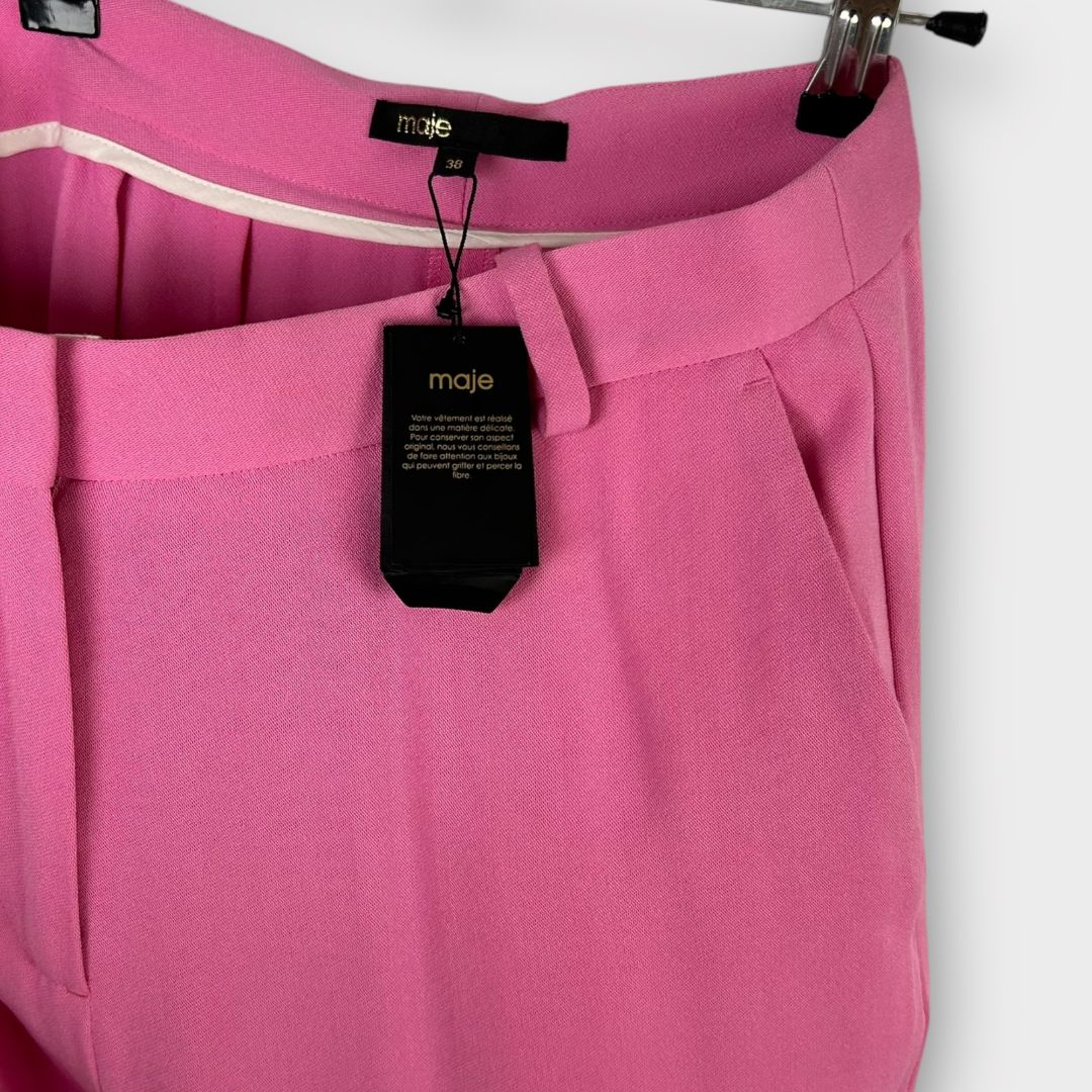 Maje Pestale Wide Leg Trousers - 10