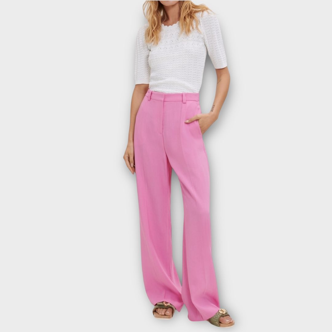 Maje Pestale Wide Leg Trousers - 10