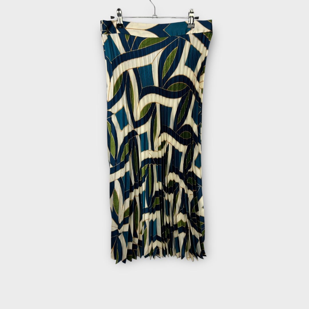 Mango Pleated Midi Skirt - M