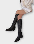 Mantra Official Sienna Knee High Leather Boots - 5/38