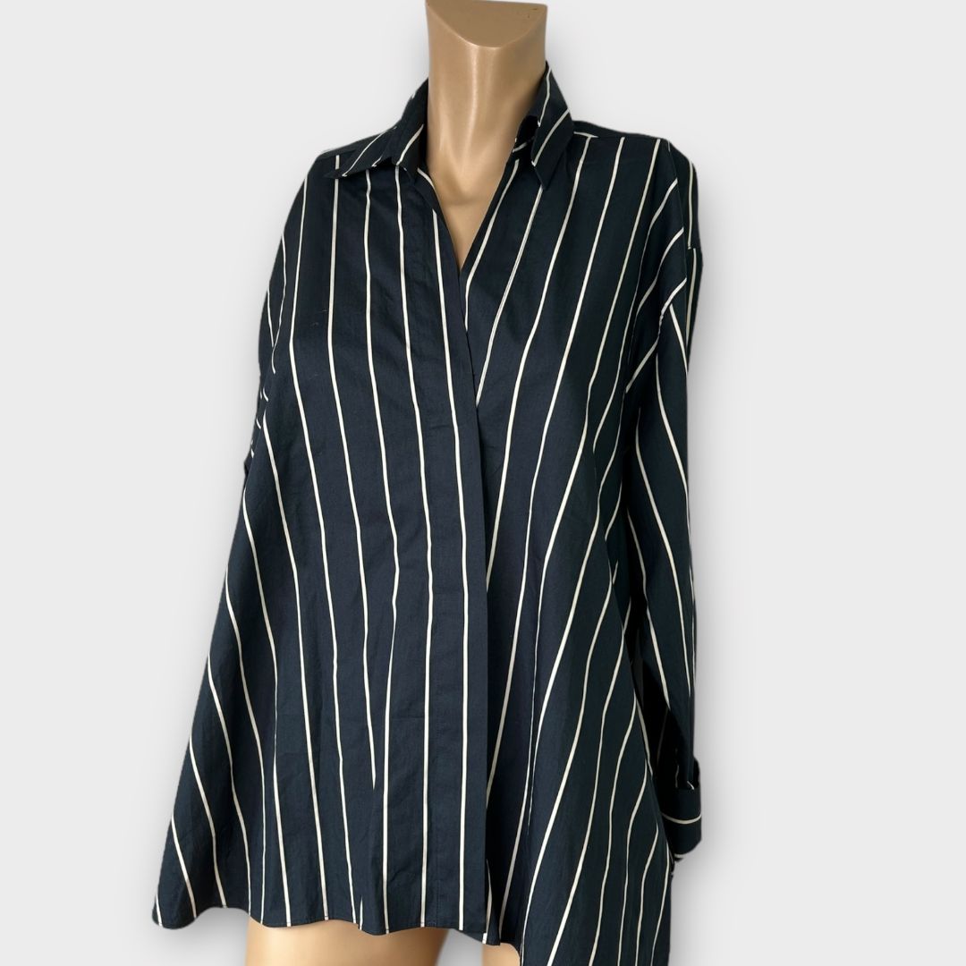 Massimo Dutti Stripe Cotton Shirt - S