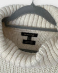 Massimo Dutti Wool Blend Roll Neck Chunky Knit Jumper - S