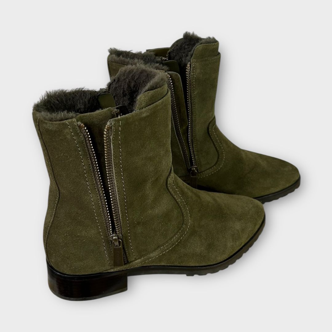 Michael Kors Andi Flat Suede Ankle Boots - 3/35.5