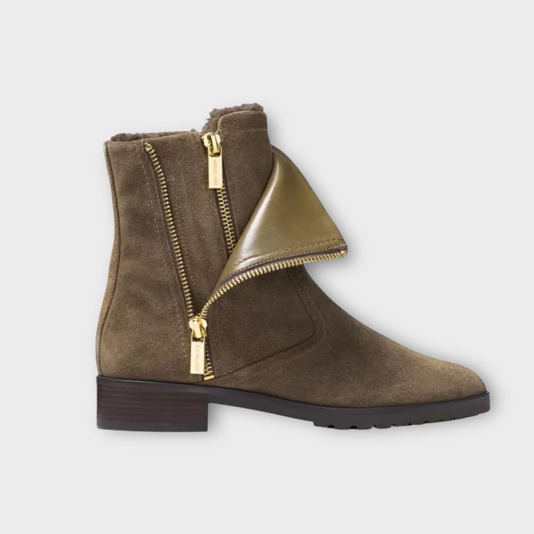 Michael Kors Andi Flat Suede Ankle Boots - 3/35.5