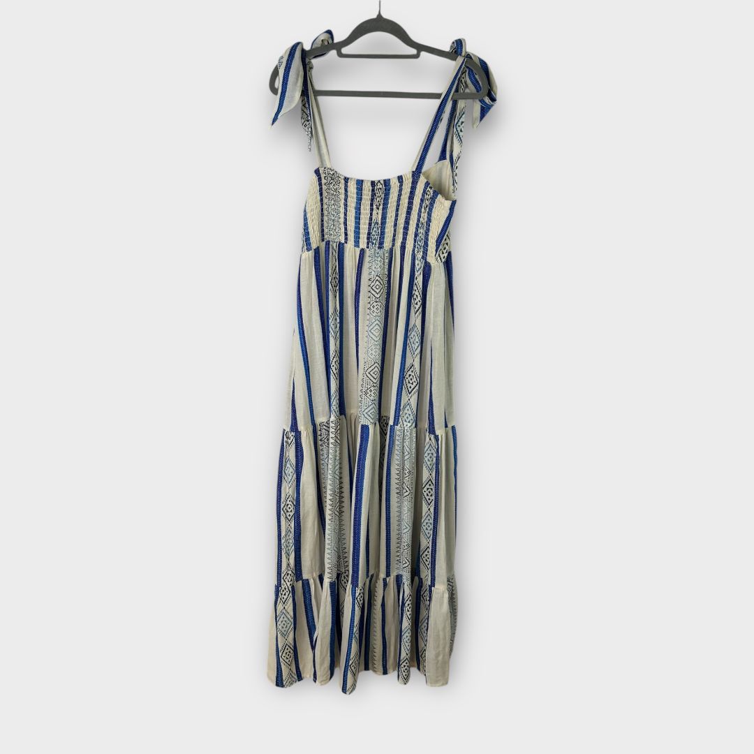 Mint Velvet Aztec Stripe Maxi Dress - 12 (M)