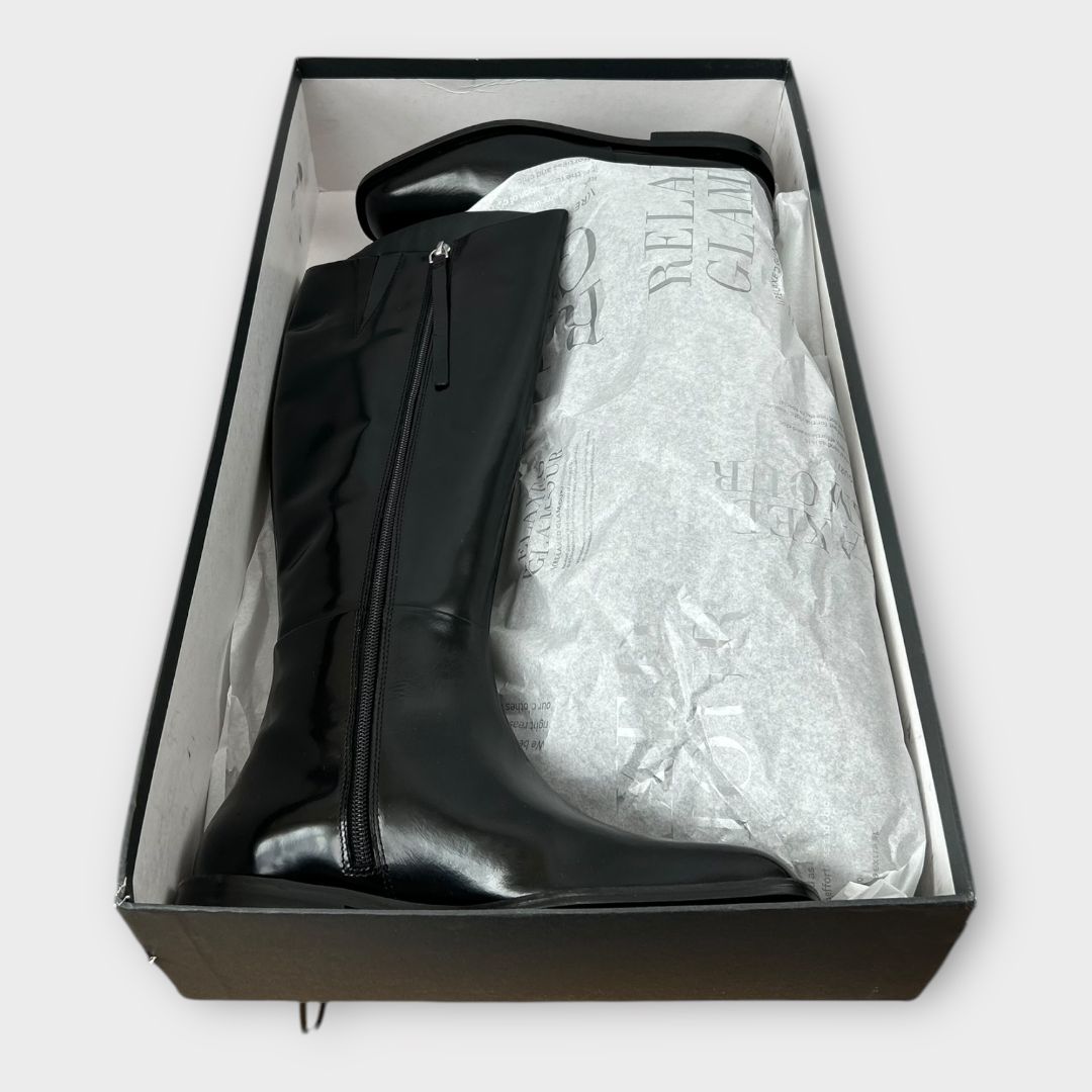 Mint Velvet Beatrix High Shine Riding Boots - 4/37