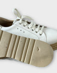 Mint Velvet Bernie Leather Espadrille Trainers - 7/40
