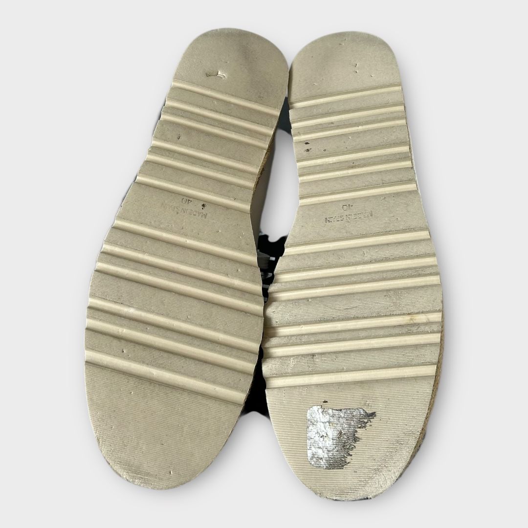 Mint Velvet Bernie Leather Espadrille Trainers - 7/40