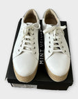 Mint Velvet Bernie Leather Espadrille Trainers - 7/40