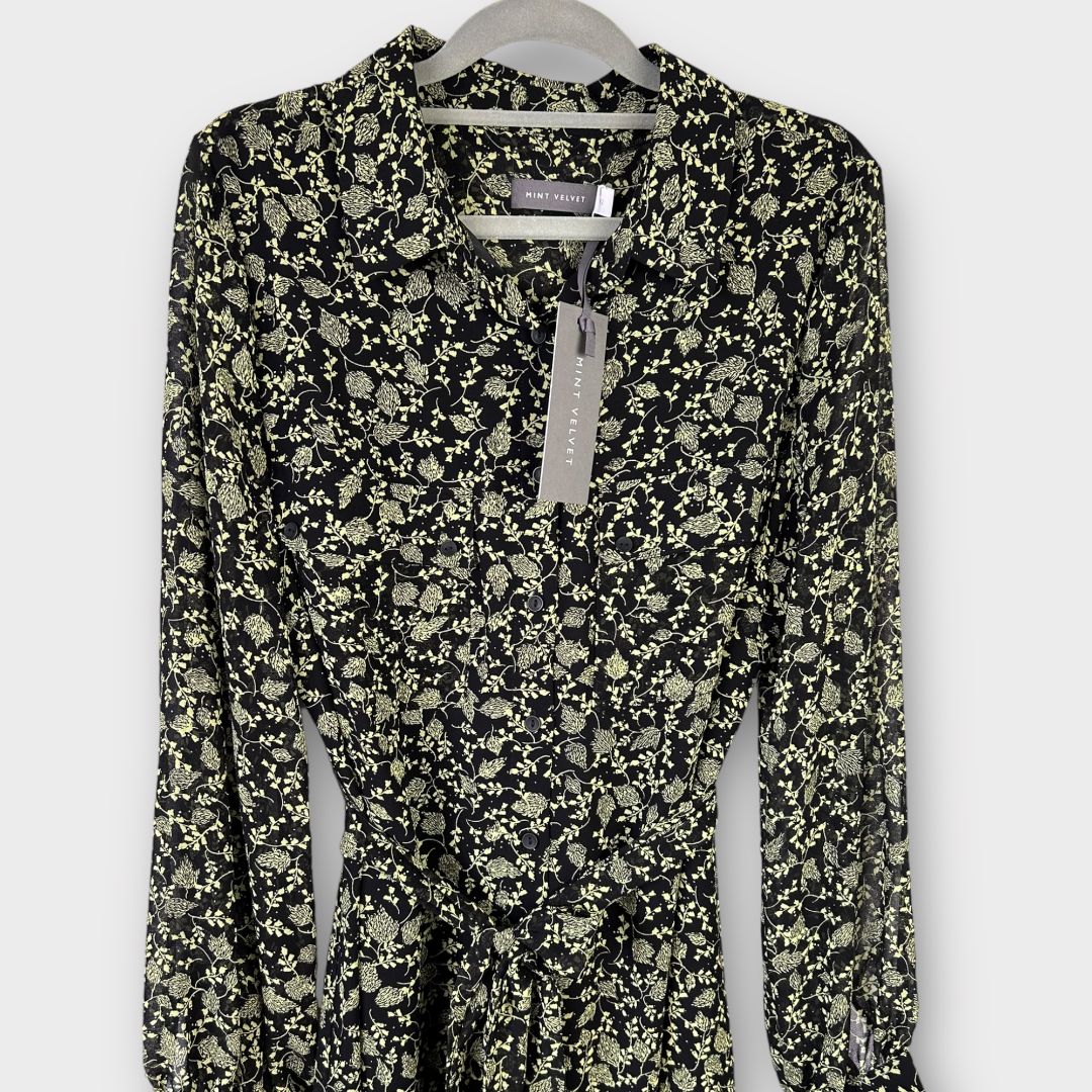 Mint Velvet Brooke Floral Midi Dress - 12