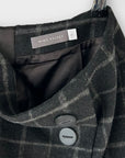 Mint Velvet Check Wool Blend Mini Skirt - 10