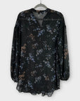 Mint Velvet Floral Blouse - 12/14