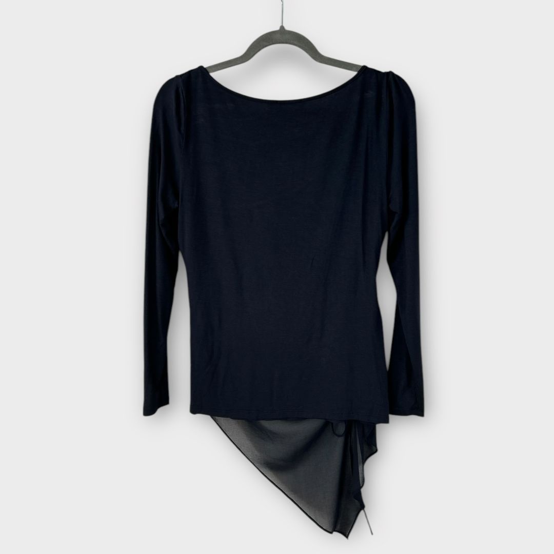 Mint Velvet Ruched Front Layered Top - 10