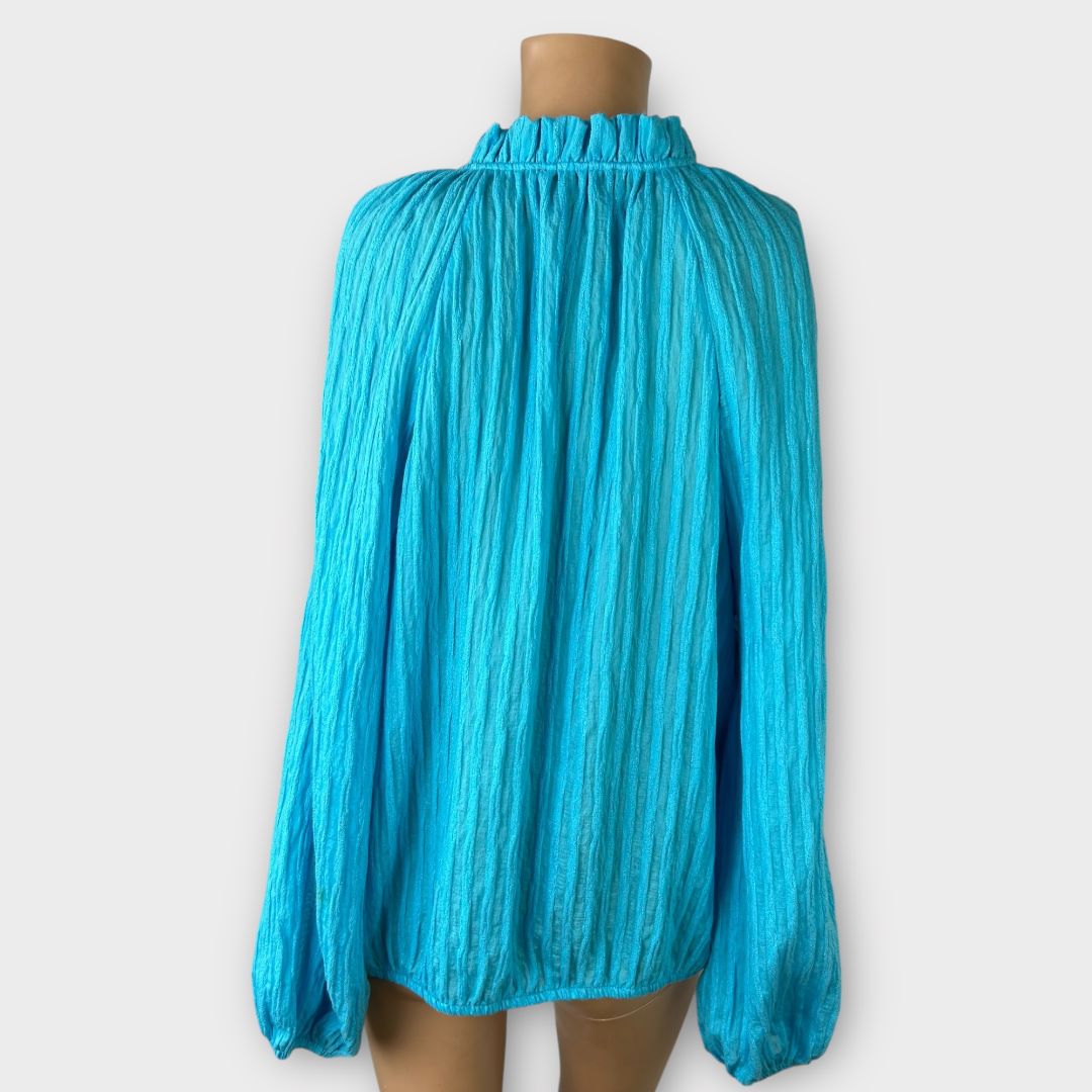 Mint Velvet Textured Blouse - L (14/16)