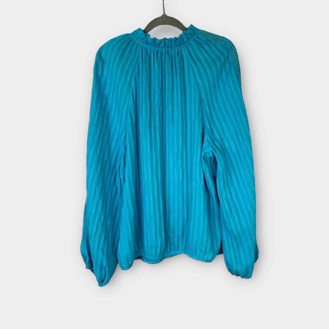 Mint Velvet Textured Blouse - L (14/16)