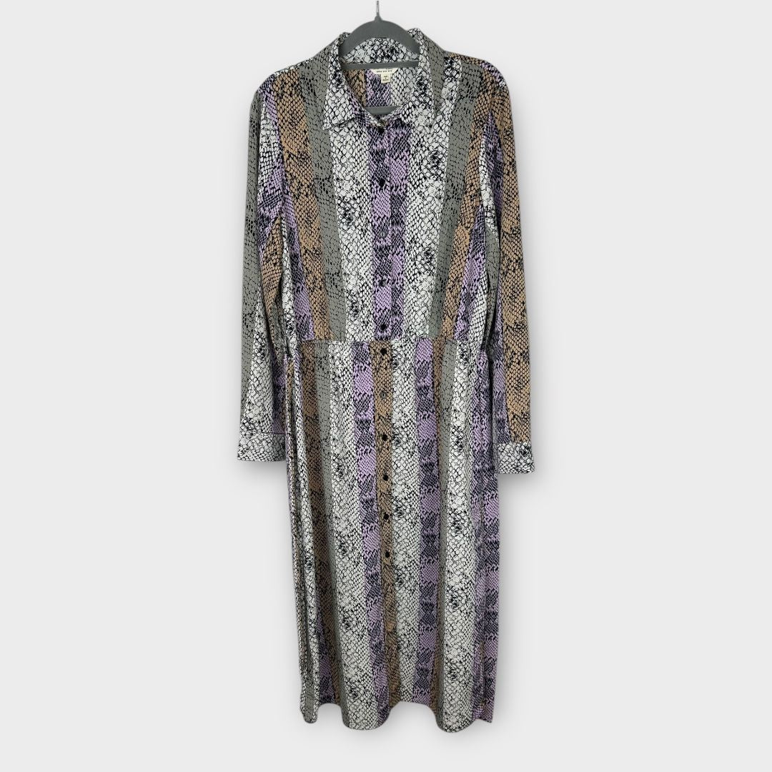 Miss Selfridge Midi Shirt Dress - 14/16