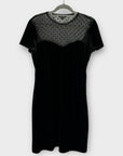 Miss Selfridge Velvet Bow Back Dress - 12