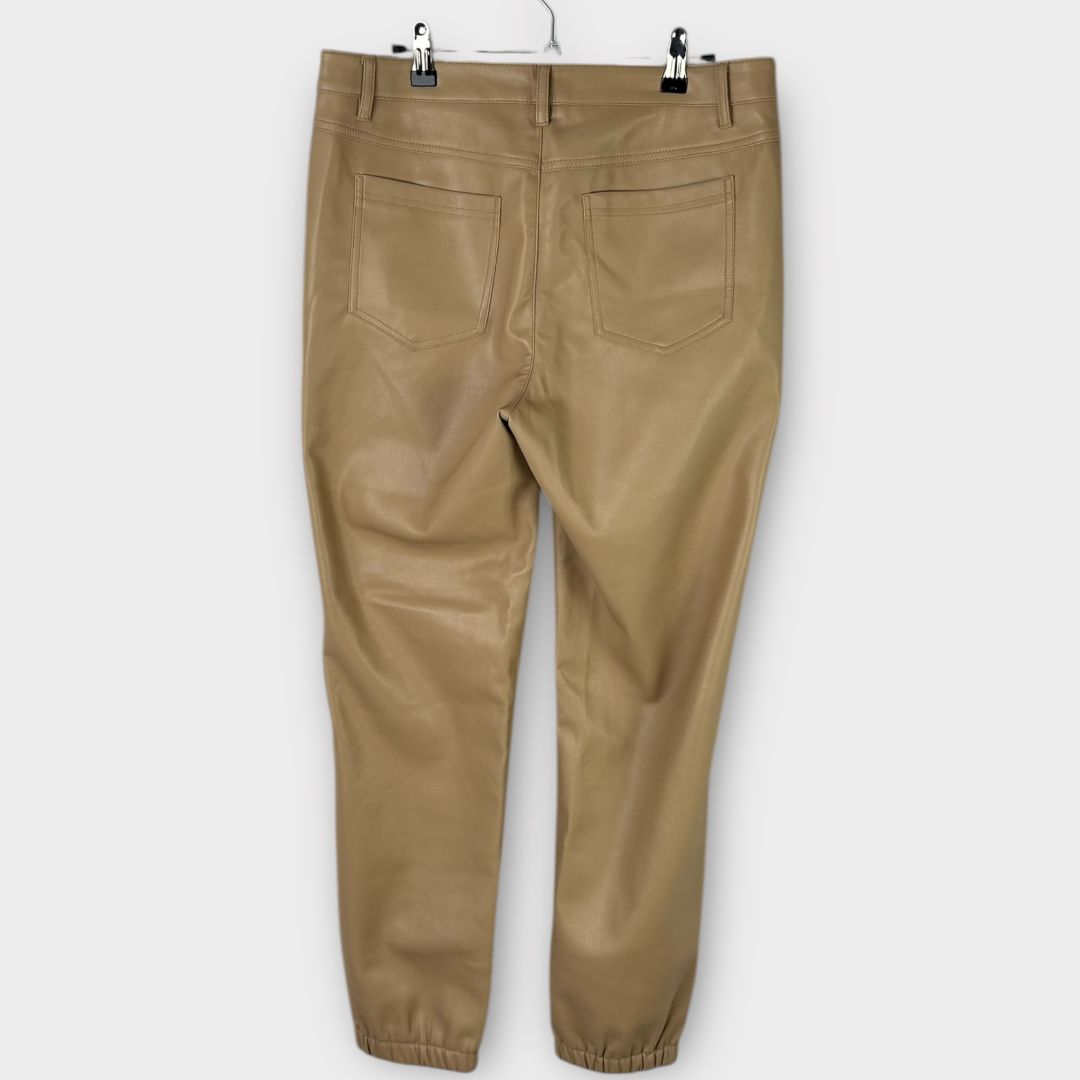 Monari Faux Leather Trousers - 12