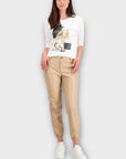 Monari Faux Leather Trousers - 12
