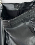 Monari Faux Leather Trousers - 12