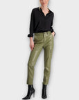Monari Faux Leather Trousers - 12