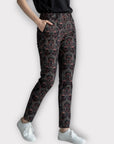 Monsoon Antonia Paisley Cotton Trousers - 10